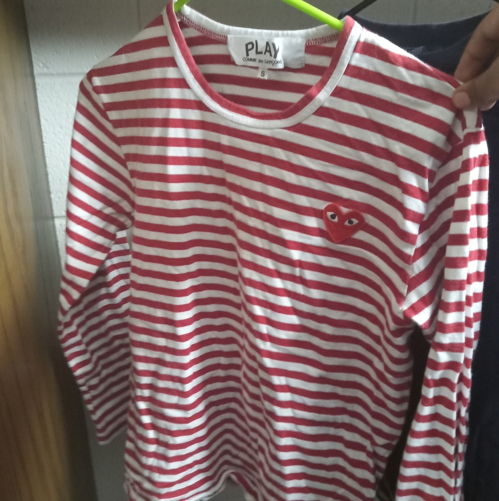 Comme des Garçons PLAY Red Striped Shirt